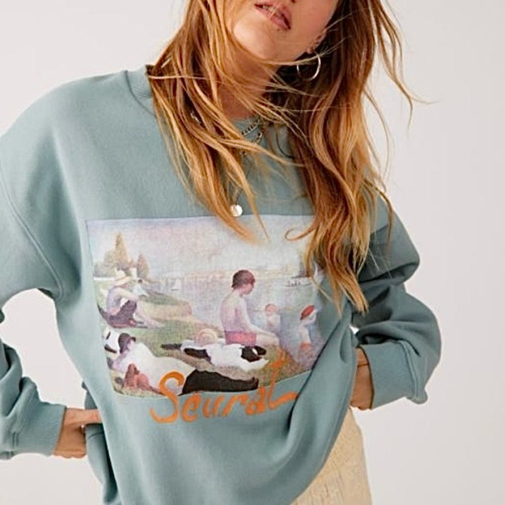 Urban Outfitters-National Gallery Georges Seurat Sweatshirt. Size: medium